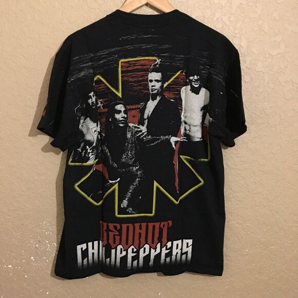 Red Hot Chili Peppers Band Tee Members All Over Print T-Shirt Large - Picture 4 of 6
